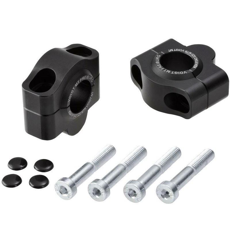 Voigt MT Handlebar Risers S20 | 20mm black | Kawasaki ZR-7»Motorlook.nl»4067466051782