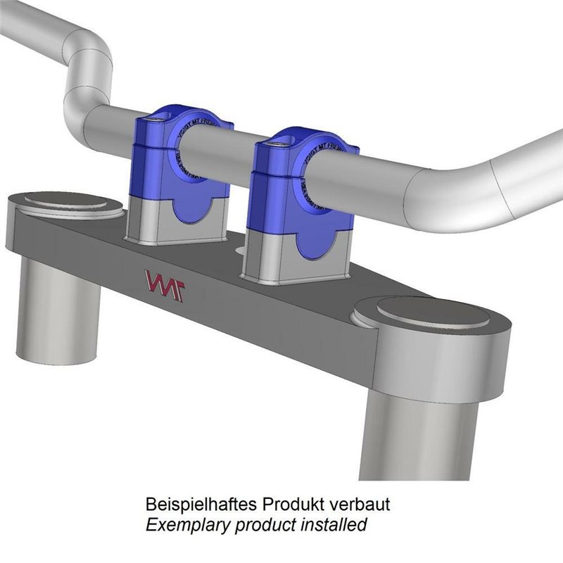 Voigt MT Stuurverhogers S20 | 20mm zwart | Yamaha TDR125»Motorlook.nl»4067466052956