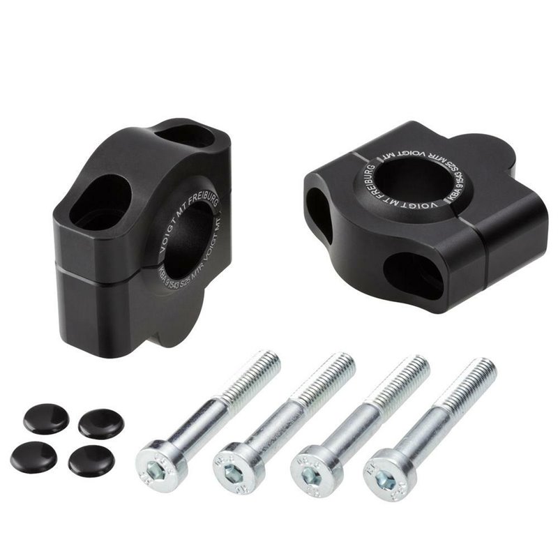 Voigt MT Handlebar Risers S25 | 25mm black | Kawasaki Zephyr 1100»Motorlook.nl»4067466059016