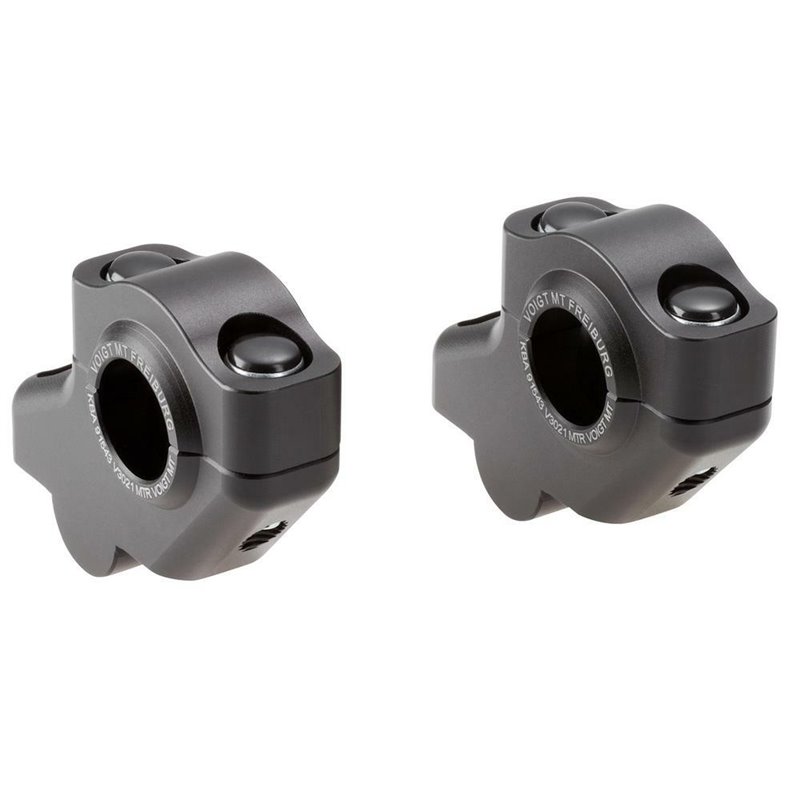 Voigt MT Handlebar Risers V3021 | 30mm/Offset 21mm black | Kawasaki ER-5»Motorlook.nl»4067466067677