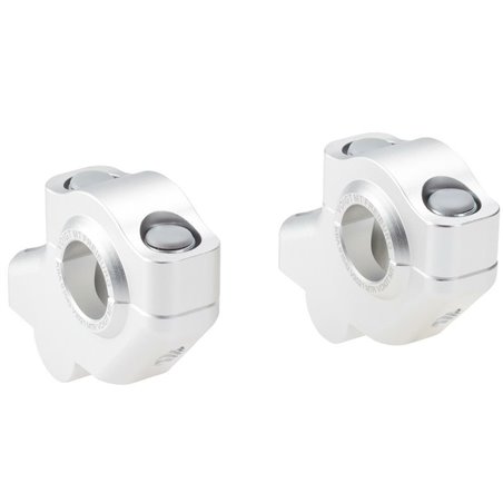 Voigt MT Handlebar Risers v3021 | 30mm/Offset 21mm silver | Kawasaki Zephyr 1100»Motorlook.nl»4067466048065