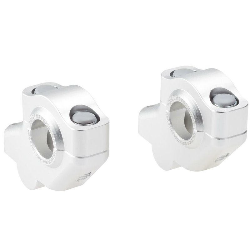 Voigt MT Handlebar Risers V3021 | 30mm/Offset 21mm silver | Suzuki GSF1250 Bandit»Motorlook.nl»4067466045279