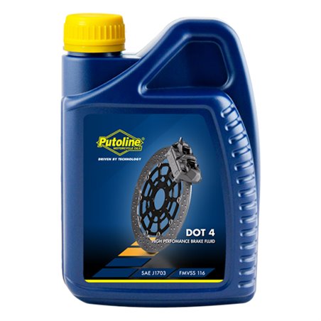 Putoline Remvloeistof Brake Fluid DOT4 (1 liter)»Motorlook.nl»8710128700370
