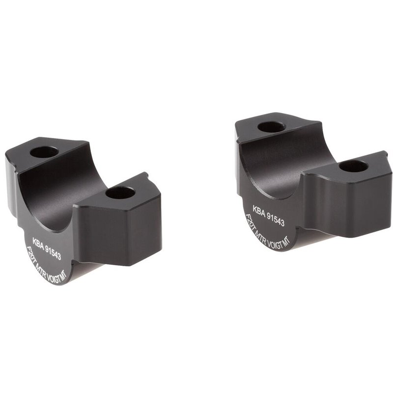 Voigt MT Handlebar Risers F20T | 20mm black | Yamaha MT-09»Motorlook.nl»4067466072534