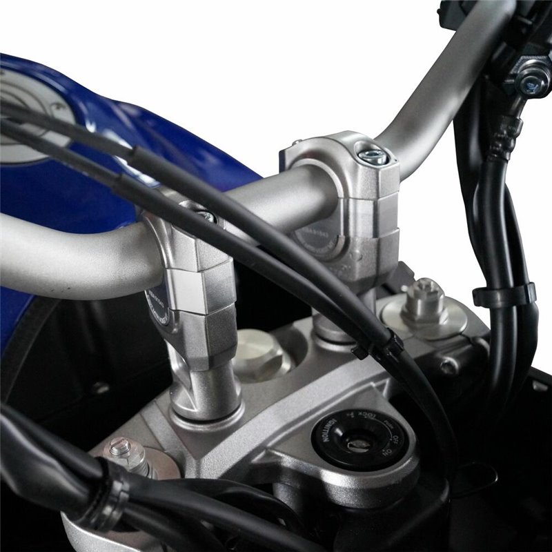 Voigt MT Handlebar Risers F20T | 20mm silver | Yamaha MT-09»Motorlook.nl»4067466072541