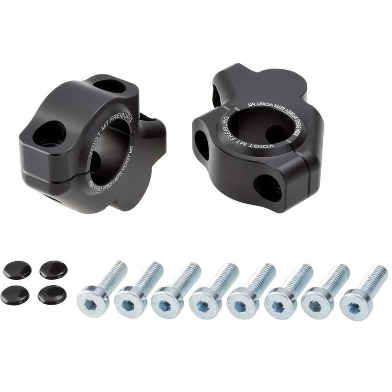 Voigt MT Handlebar Risers VF3021 | 30mm/Offset 21mm black | KTM 990 LC8 Superduke»Motorlook.nl»4067466071490