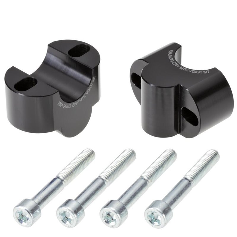 Voigt MT Handlebar Risers Z25Y | 25mm black | Yamaha XV950»Motorlook.nl»4067466073463