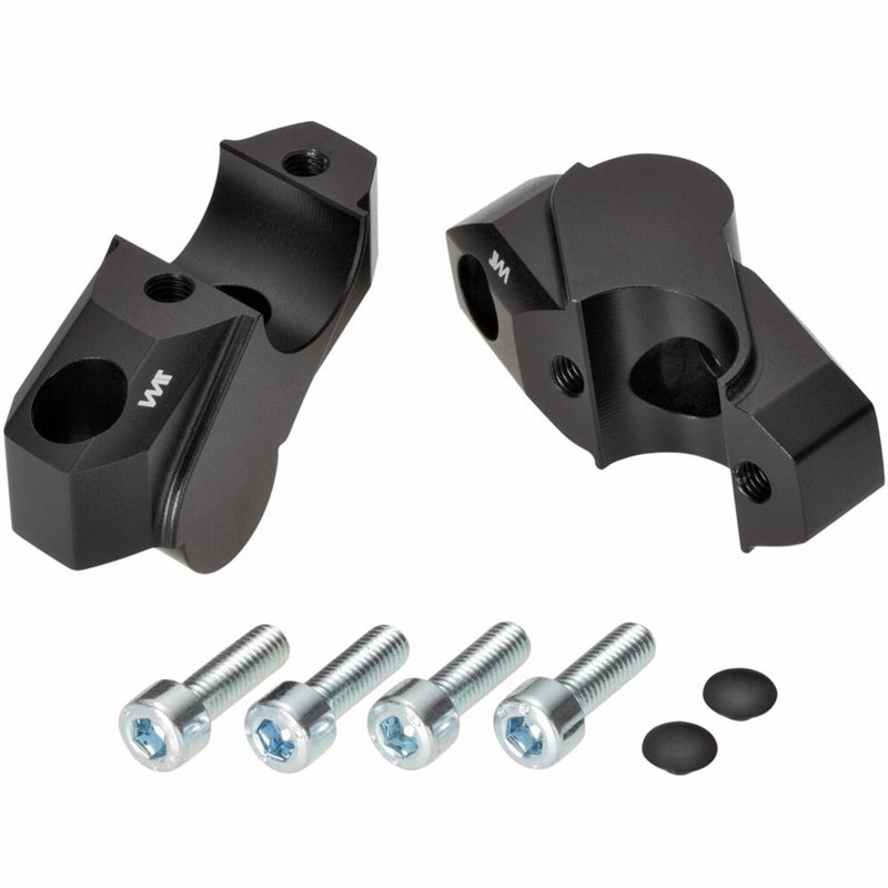 Voigt MT Handlebar Risers YV3025 | 30mm/Offset 25mm black | Yamaha MT-09»Motorlook.nl»4067466074903