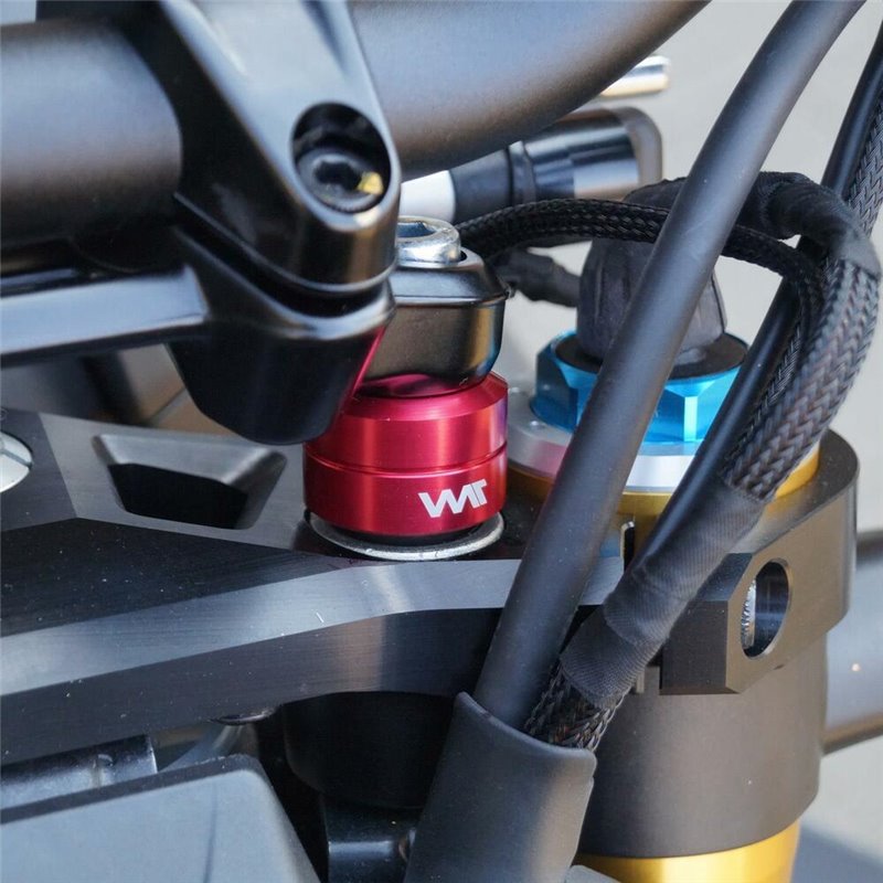 Voigt MT Handlebar Risers H20D | 20mm Rood | Ducati Streetfighter V4(+S)»Motorlook.nl»4067466380004