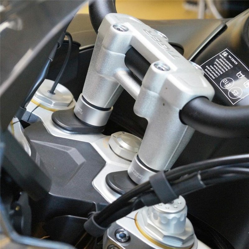 Voigt MT Risers Handlebar H20T | 20mm silver | Triumph Tiger 1200 GT»Motorlook.nl»4067466380141