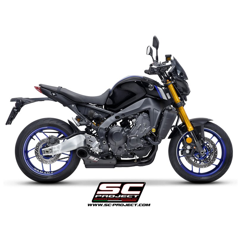 SC-Project Full System 3-1 STR-1 Black | Yamaha MT09 EURO5»Motorlook.nl»