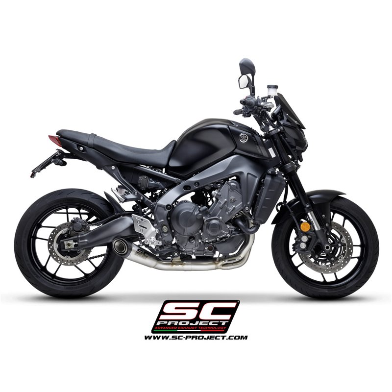 SC-Project Exhaust system 3-1 S1 silver | Yamaha MT-09»Motorlook.nl»