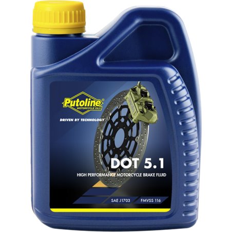 Putoline Brake Fluid DOT 5.1 (500ml)»Motorlook.nl»8710128740437