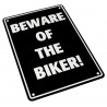 Bike-It Parking Sign Alloy "Beware Of The Biker!"»Motorlook.nl»5034862254368