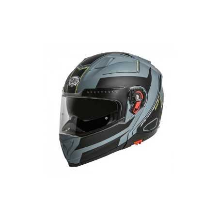 Premier Flip Up Helmet Delta grey RGY BM »Motorlook.nl»