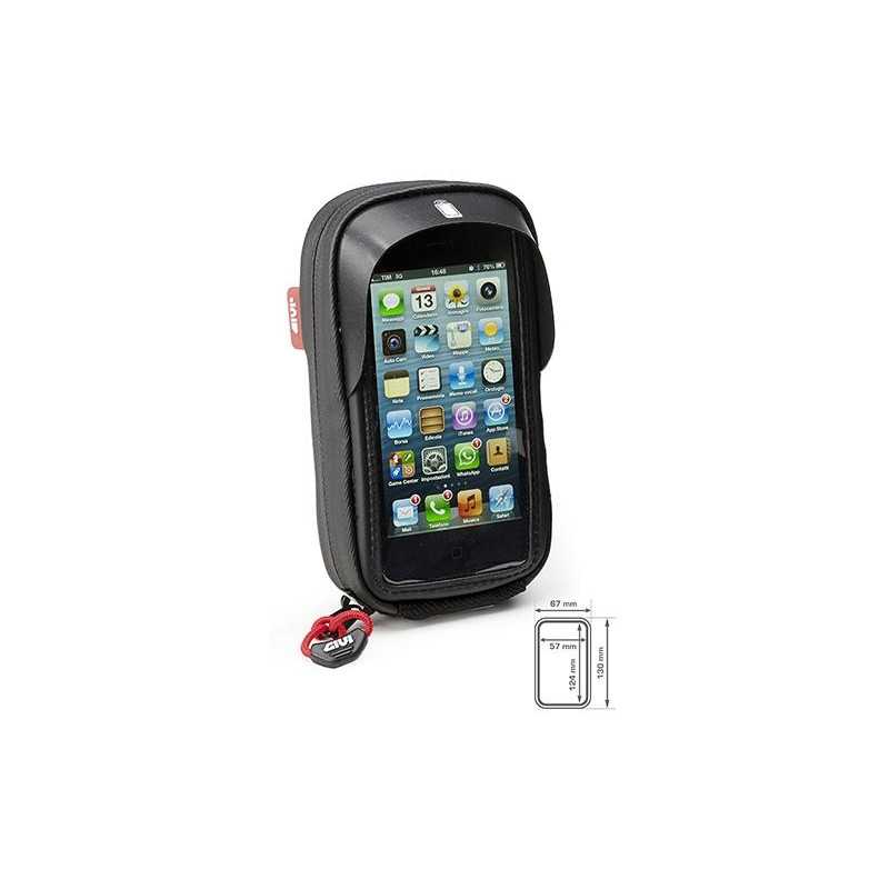Givi S955B Phone bag + holder 67x130mm)»Motorlook.nl»8019606183750