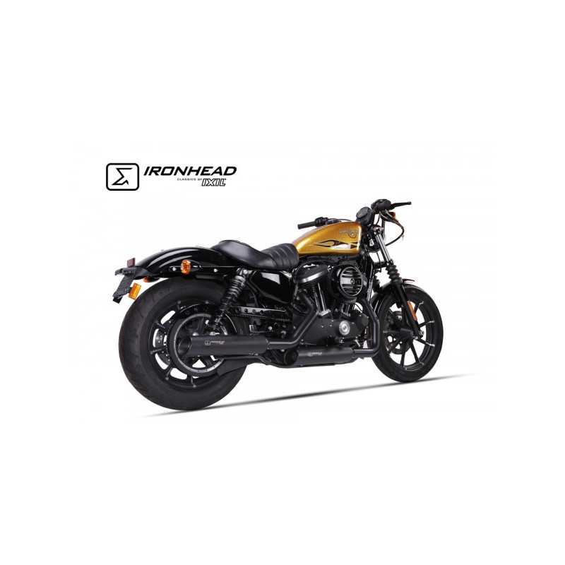 Ironhead Uitlatensysteem Zwart Harley Davidson Sportster»Motorlook.nl»