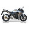 IXIL Uitlaatdemper Hexoval Xtrem | Honda CB500/CBR500 | zilver»Motorlook.nl»