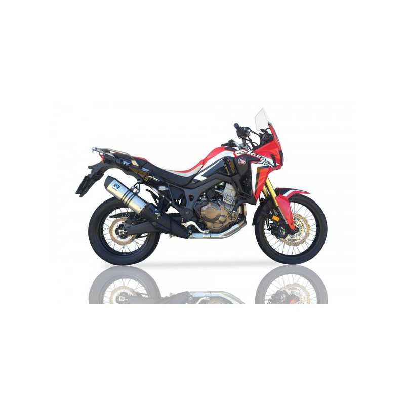 IXIL Uitlaatdemper Hexoval Xtrem | Honda CRF1000L AfricaTwin | zilver»Motorlook.nl»