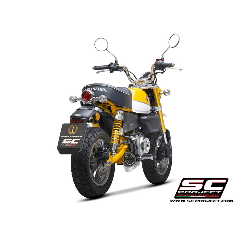 SC-Project Full Exhaust System S1 RVS | Honda Monkey»Motorlook.nl»