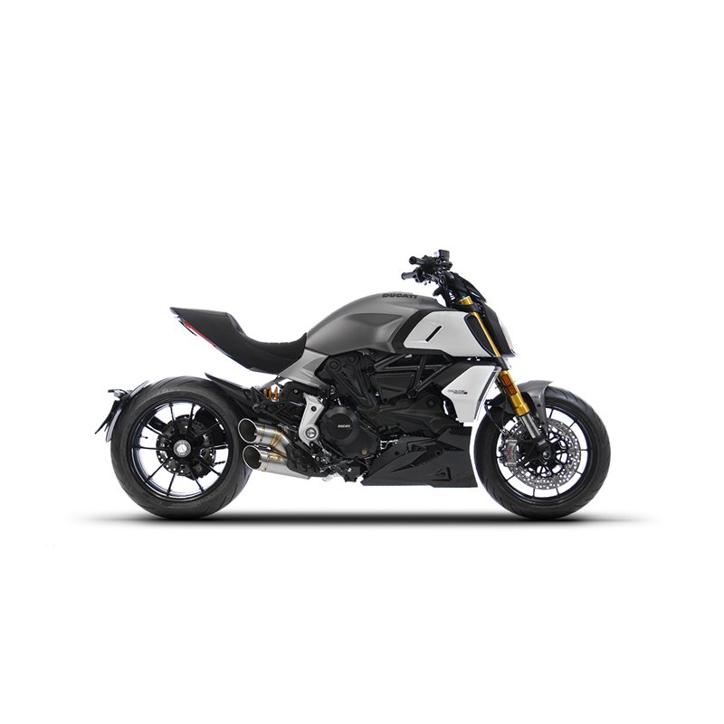 Zard Full Exhaust System 2-1-2 RVS | Ducati Diavel 1260»Motorlook.nl»