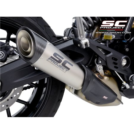 SC-Project Exhaust S1 titanium | Ducati Scrambler 800»Motorlook.nl»