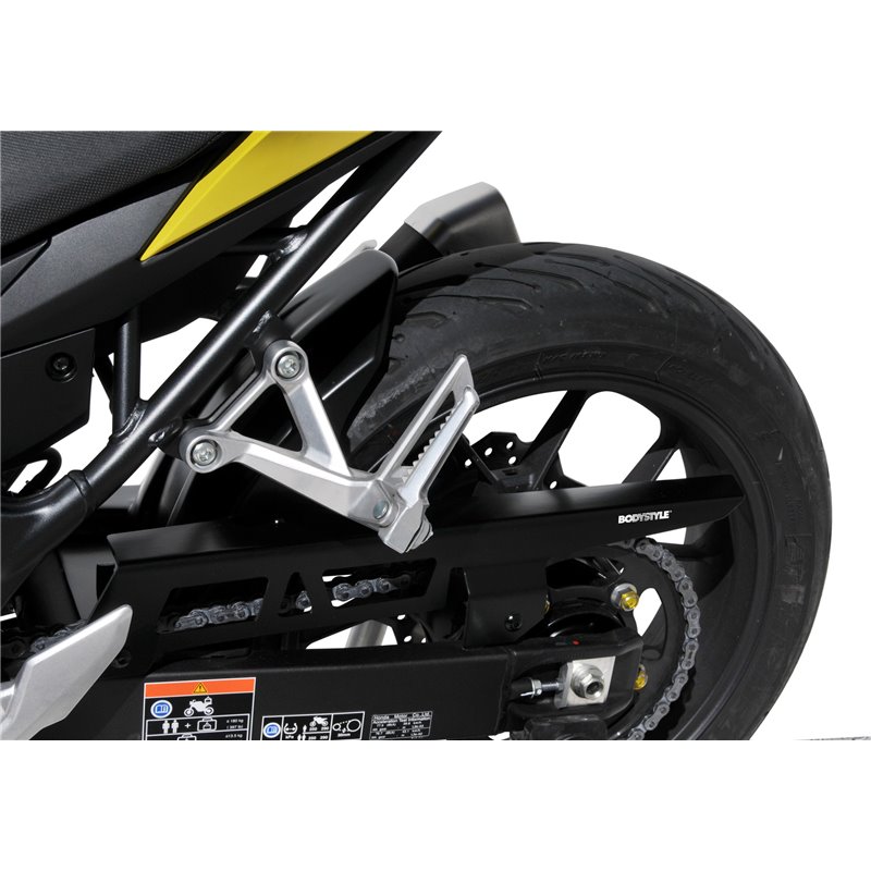 Bodystyle Hugger Achterwiel + alu kettingbeschermer | Honda CB750 Hornet | wit»Motorlook.nl»4251233366616