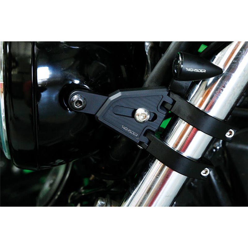 Highsider Headlight Supports Extend | Adjustable | ø35-54mm»Motorlook.nl»