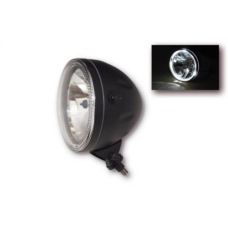 Highsider Headlight with LED ring | H4 | 5.75"»Motorlook.nl»