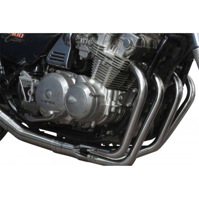 Delkevic Exhaust System Classic Megaphone 4-1 | S.S.| Honda CB900C»Motorlook.nl»