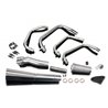 Delkevic Exhaust System Classic Megaphone 4-1 | S.S.| Kawasaki Z650»Motorlook.nl»