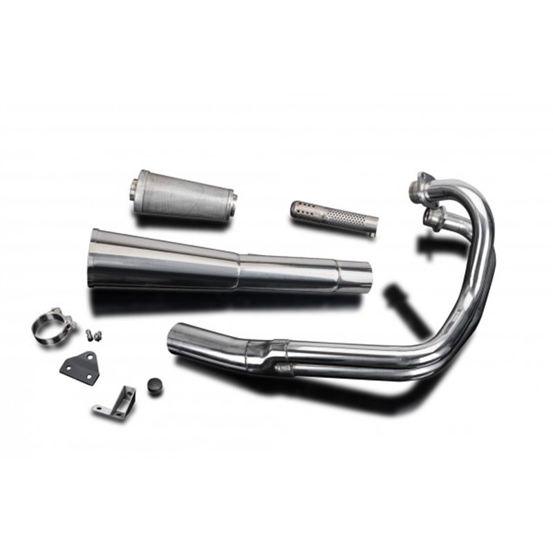 Delkevic Exhaust System Classic Megaphone 4-1 | S.S.| Yamaha XS650SE»Motorlook.nl»