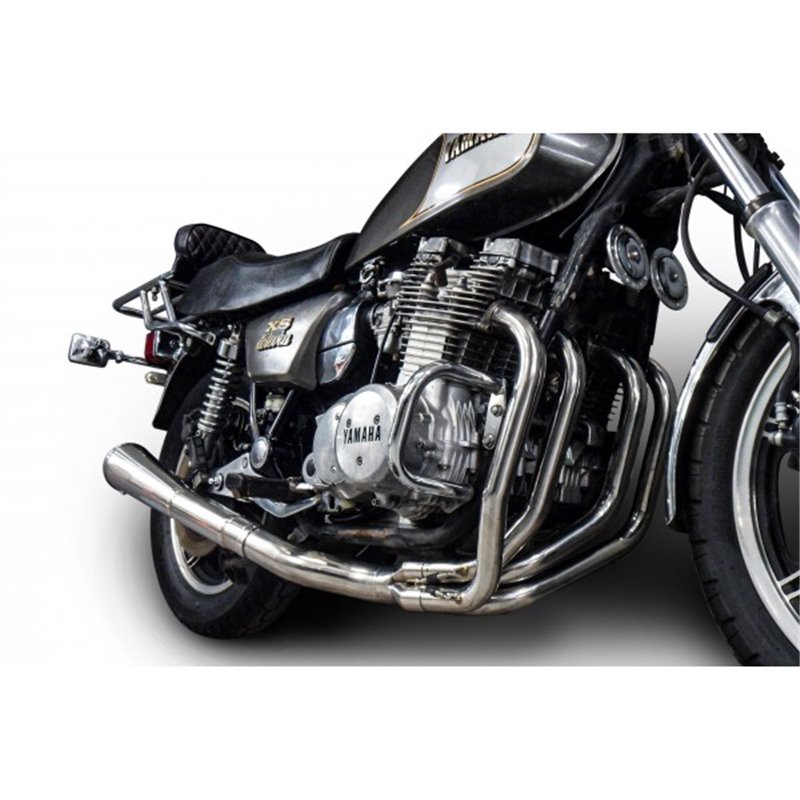 Delkevic Exhaust System Classic Megaphone 4-1 | S.S.| Yamaha XS1100»Motorlook.nl»