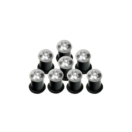 Bike-It Fairing bolts with nuts and rubbers (8x)»Motorlook.nl»