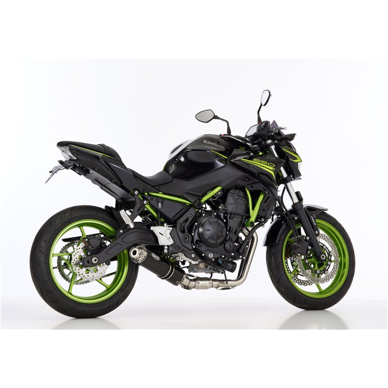 Hurric uitlaatsysteem Supersport | Kawasaki Z650(RS)/Ninja 650 | zwart»Motorlook.nl»4251233367958