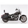 Falcon Uitlaten Double Groove | Harley Davidson Softail Heritage Classic | zwart»Motorlook.nl»4251233366418