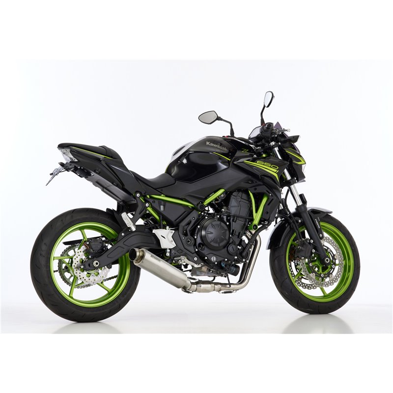 Shark Uitlaatsysteem SRC-4 | Kawasaki Z650/Ninja 650 | titanium»Motorlook.nl»4251233367668