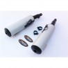 Marving Silencers Cylindrical black+alloy Kawasaki EX500/GPZ500S»Motorlook.nl»