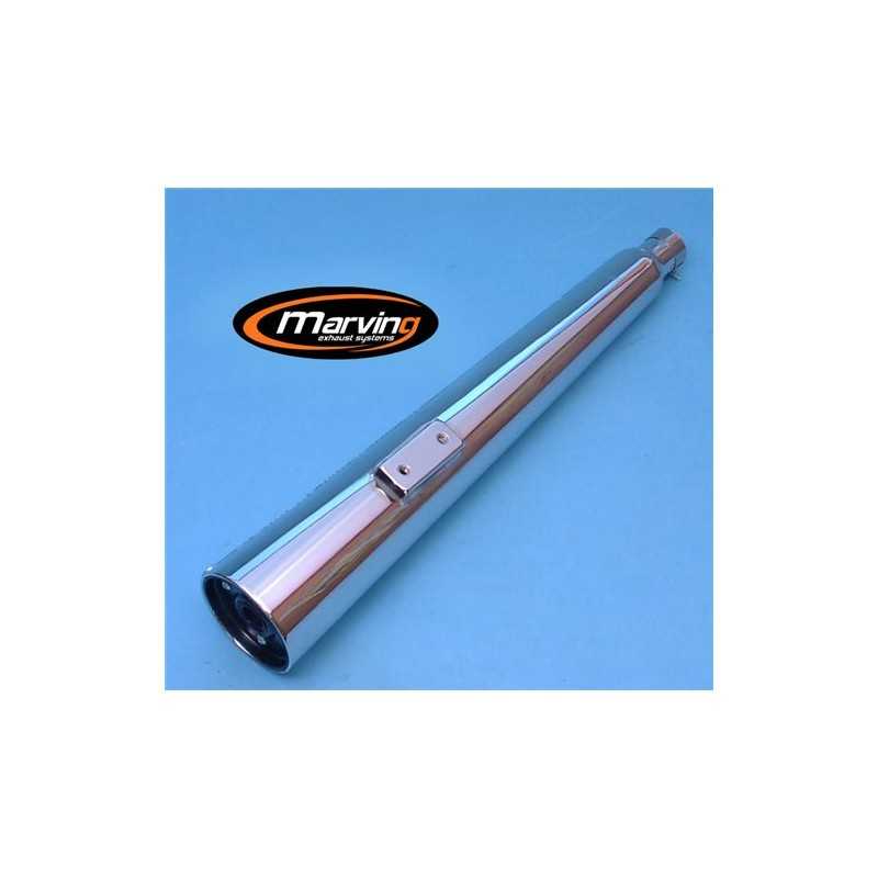 Marving Silencer Marvi chrome Yamaha SR125»Motorlook.nl»