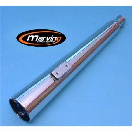 Marving Silencer Marvi chrome Yamaha SR125»Motorlook.nl»