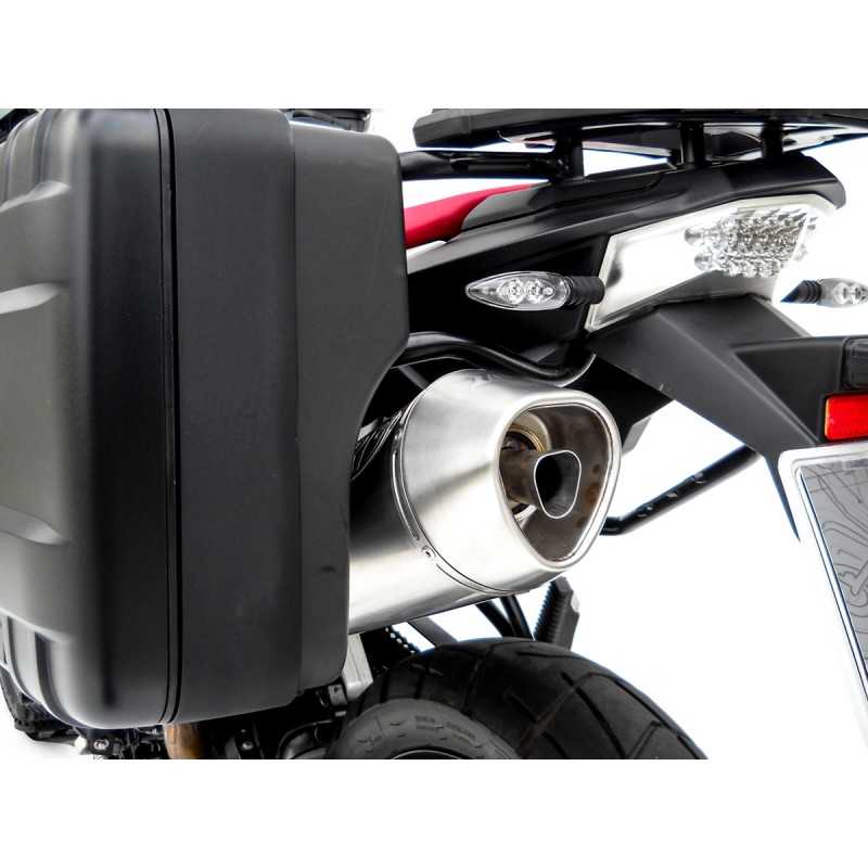 Zard Exhaust Conical round Polished RVS | BMW F800GS»Motorlook.nl»