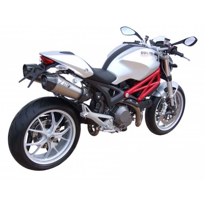 Zard Exhausts Conical round Titanium | Ducati Monster 696/796/1100»Motorlook.nl»