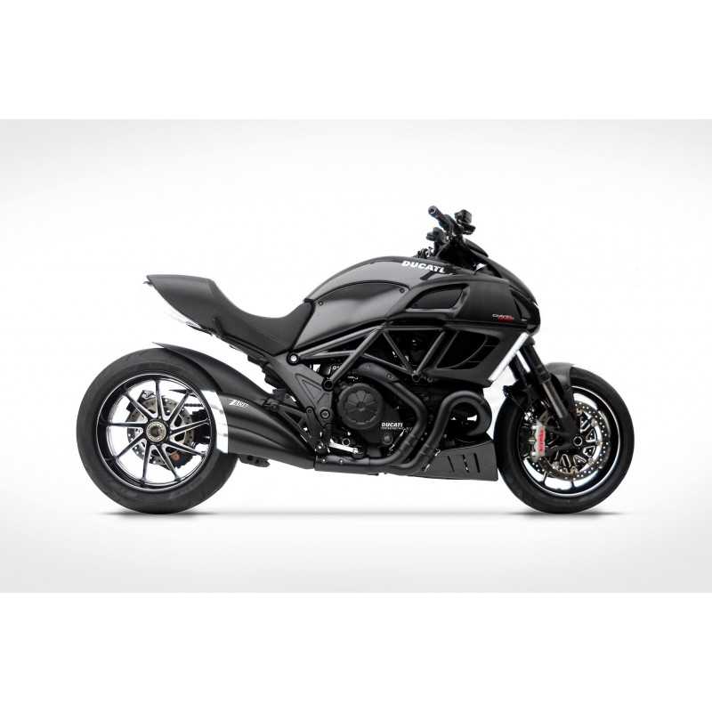 Zard Exhaust black RVS | Ducati Diavel»Motorlook.nl»