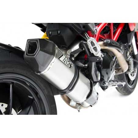 Zard Exhaust Penta Style RVS/Carbon | Ducati Hypermotard/Hyperstrada»Motorlook.nl»