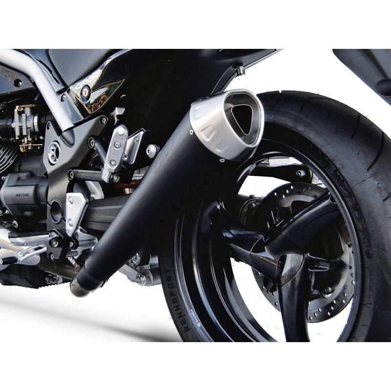 Zard Exhaust Conical round black RVS | Moto Guzzi Griso»Motorlook.nl»