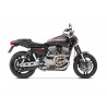 Zard Full Exhaust System 2-1 round Titanium/Carbon | Harley Davidson XR1200»Motorlook.nl»