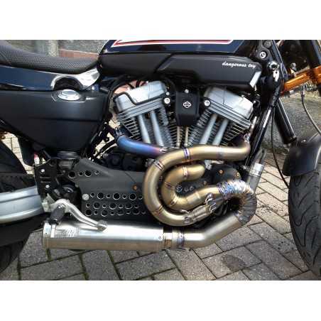 Zard Uitlaatsysteem 2-1 Rond Titanium | Harley Davidson XR1200»Motorlook.nl»