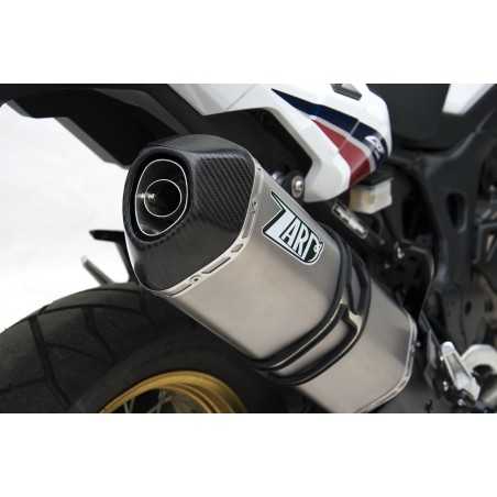 Zard Silencer Penta R silver/Carbon Honda CRF1000L»Motorlook.nl»