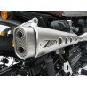 Zard Full Exhaust System 2-1 Short High Mount Matt RVS | Triumph Scrambler»Motorlook.nl»