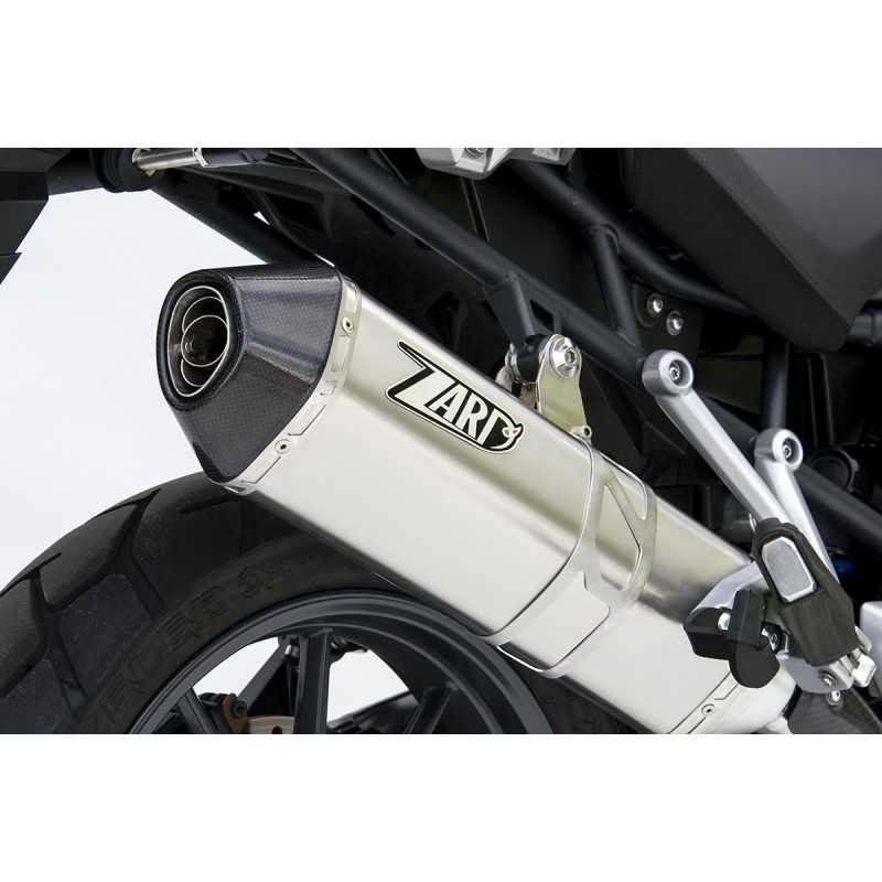 Zard Exhaust Penta Style RVS/Carbon | Tirumph Tiger Explorer 1200»Motorlook.nl»